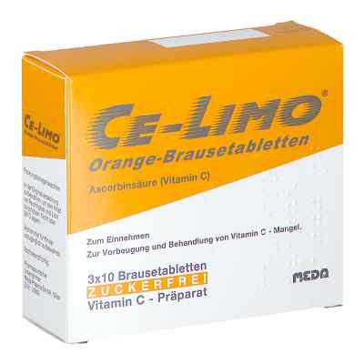Ce-Limo Brausetabletten Orange 30  von  PZN 08200330