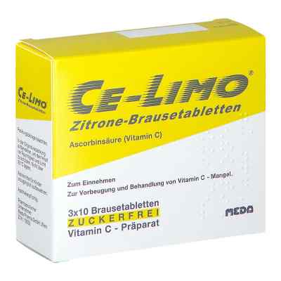 CE-LIMO Zitrone Brausetabletten
