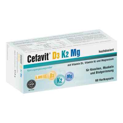 Cefavit D3 K2 Mg 4.000 I.e. Hartkapseln 60 stk von Cefak KG PZN 15580150