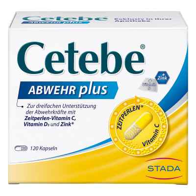CETEBE Abwehr plus mit Vitamin C, D und Zink 120 stk von STADA Consumer Health Deutschland GmbH PZN 02415254
