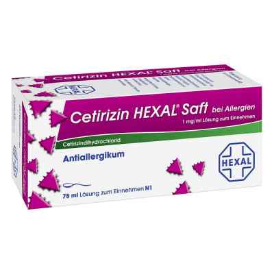 Cetirizin HEXAL bei Allergien 1mg/ml 75 ml von Hexal AG PZN 01830117