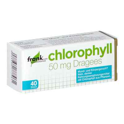 chlorophyll 50 mg Dragées 40 stk von FRANK & CO, APOTHEKENSERVICE GMB PZN 08200488
