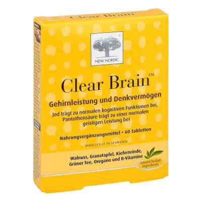 Clear Brain Tabletten 60 stk von NEW NORDIC Deutschland GmbH PZN 11647259