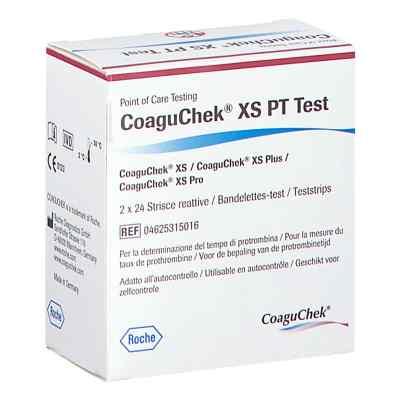 Coagu-Chek XS PT Test 48 stk von ROCHE DIAGNOSTICS GMBH  PZN 08201466
