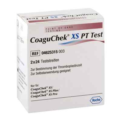 Coaguchek Xs Pt Test 2X24 stk von Roche Diagnostics Deutschland Gm PZN 01001243
