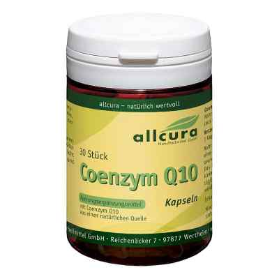 Coenzym Q10 Kapseln a 200 mg 30 stk von allcura Naturheilmittel GmbH PZN 16739575