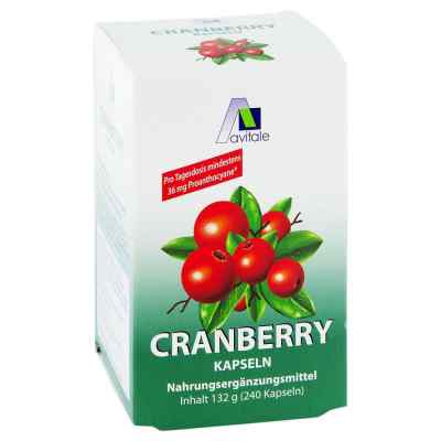 Cranberry Kapseln 400 mg 240 stk von Avitale GmbH PZN 04347717