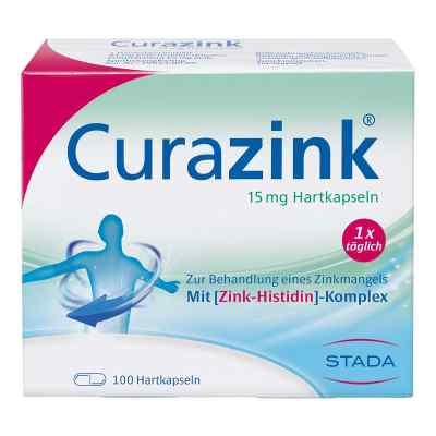 Curazink 15 mg Hartkapseln gegen Zinkmangel