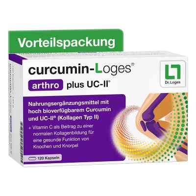 Curcumin-loges Arthro Plus Uc-ii Kapseln 120 stk von Dr. Loges + Co. GmbH PZN 17887303