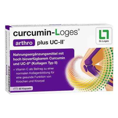 Curcumin-loges Arthro Plus Uc-ii Kapseln 60 stk von Dr. Loges + Co. GmbH PZN 17887295
