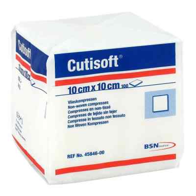 Cutisoft Vlieskompressen 10x10 cm unsteril 100 stk von BSN medical GmbH PZN 04894862