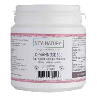 D Mannose Kapseln 500 mg 60 stk von Vita Natura GmbH & Co. KG PZN 11578653