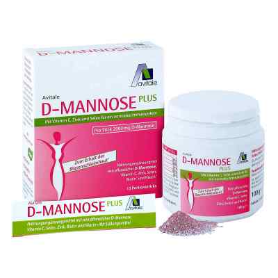 D-mannose Sparset 15xstick+100 g Pulver 1 Pck von Avitale GmbH PZN 16001450