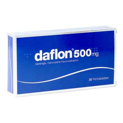 Daflon 500 mg Filmtabletten 30 stk von SERVIER AUSTRIA GMBH    PZN 08200018
