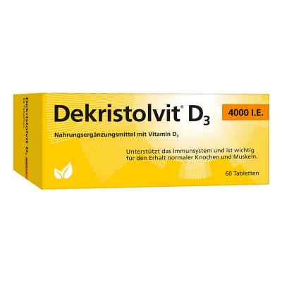 Dekristolvit D3 4.000 I.e. Tabletten 60 stk von Hübner Naturarzneimittel GmbH PZN 10818581