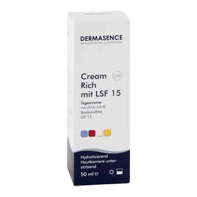 Dermasence Cream rich mit Lsf 15 50 ml von P&M COSMETICS GmbH & Co. KG PZN 00264957