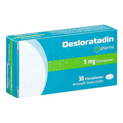 Desloratadin +PH 5 mg Filmtabletten 30 stk von PLUSPHARMA ARZNEIMITTEL GMBH     PZN 08201232