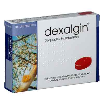 dexalgin Dequadex Halspastillen 20 stk von KWIZDA PHARMA GMBH    PZN 08200900