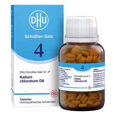 DHU Schüßler-Salz Nummer 4 Kalium chloratum D6 420 Tabletten 420 stk von DHU-Arzneimittel GmbH & Co. KG PZN 06584031