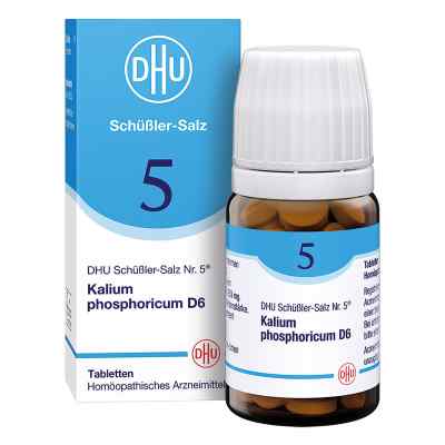 DHU Schüßler-Salz Nummer 5 Kalium phosphoriucm D6 Tabletten 80 stk von DHU-Arzneimittel GmbH & Co. KG PZN 00274163