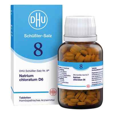 DHU Schüßler-Salz Nummer 8 Natrium chloratum D6 Tabletten 420 stk von DHU-Arzneimittel GmbH & Co. KG PZN 06584172
