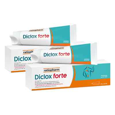 Diclox forte - Schmerzgel mit 2 % Diclofenac von ratiopharm 