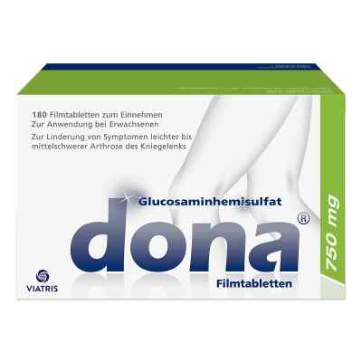 Dona 750 mg bei leichter bis mittelschwerer Knie-Arthrose 180 stk von Viatris Healthcare GmbH PZN 02334426