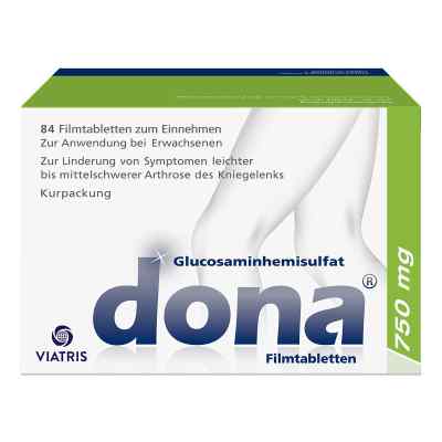 Dona 750 mg bei leichter bis mittelschwerer Knie-Arthrose 84 stk von Viatris Healthcare GmbH PZN 04629769