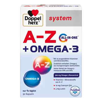 Doppelherz A-Z+Omega-3 All-in-one System Kapseln 30 stk von Queisser Pharma GmbH & Co. KG PZN 18196676