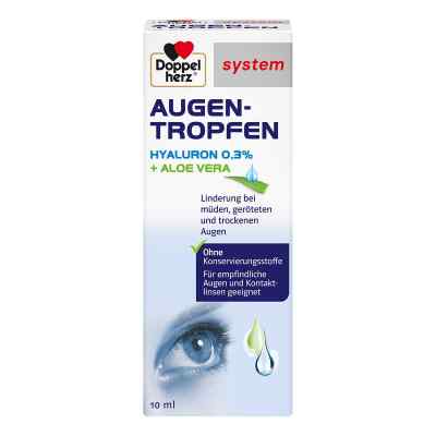 Doppelherz Augen-tropfen Hyaluron 0,3% system 10 ml von Queisser Pharma GmbH & Co. KG PZN 13946204