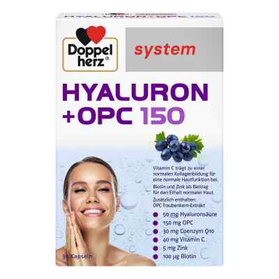 Doppelherz Hyaluron+opc System Kapseln 30 stk von Queisser Pharma GmbH & Co. KG PZN 18794696