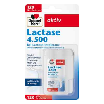Doppelherz Lactase 4.500 Tabletten 120 stk von Queisser Pharma GmbH & Co. KG PZN 12894563