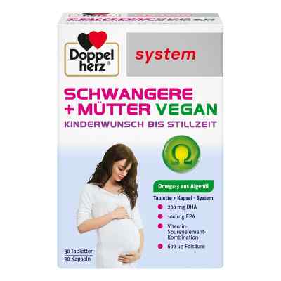 Doppelherz Schwangere+mütter Vegan Syst.kombipack. 60 stk von Queisser Pharma GmbH & Co. KG PZN 18053764