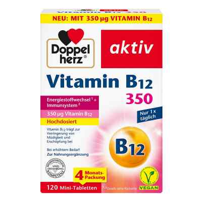 Doppelherz Vitamin B12 350 Tabletten 120 stk von Queisser Pharma GmbH & Co. KG PZN 17198638