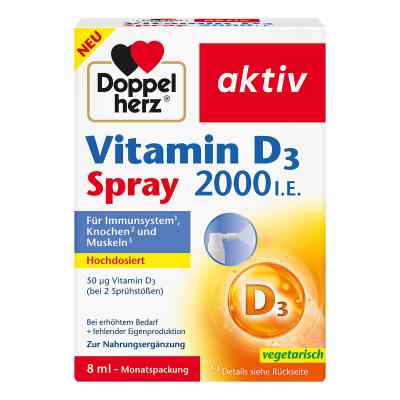 Doppelherz Vitamin D3 2000 I.e. Spray 8 ml von  PZN 17297754