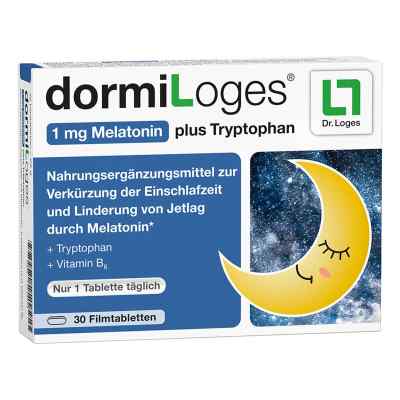 DormiLoges 1 mg Melatonin plus Tryptophan 30 stk von Dr. Loges + Co. GmbH PZN 17544974
