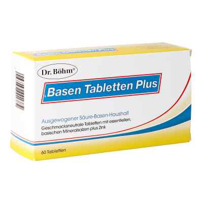Dr. Böhm Basen Tabletten Plus 60 stk von APOMEDICA PHARMAZEUTISCHE PRODUK PZN 08200289