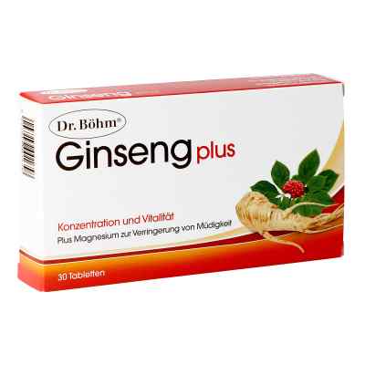 Dr. Böhm Ginseng plus Tabletten 30 stk von APOMEDICA PHARMAZEUTISCHE PRODUK PZN 08200283