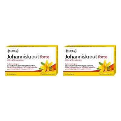 Dr. Böhm Johanniskraut 600 mg forte Filmtabletten 2x30 stk von  PZN 08106884