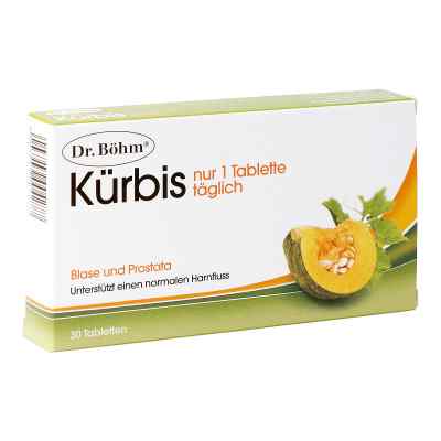 Dr. Böhm Kürbis nur 1 Tablette täglich 30 stk von APOMEDICA PHARMAZEUTISCHE PRODUK PZN 08200244