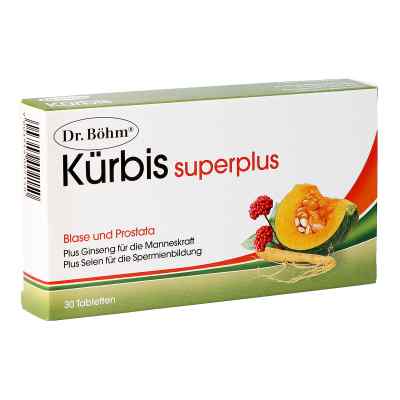 Dr. Böhm Kürbis superplus Tabletten 30 stk von APOMEDICA PHARMAZEUTISCHE PRODUK PZN 08200033