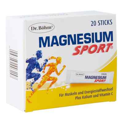 Dr. Böhm Magnesium Sport Sticks 20 stk von APOMEDICA PHARMAZEUTISCHE PRODUK PZN 08200083