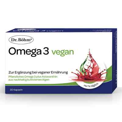 Dr. Böhm Omega 3 vegan 30 stk von APOMEDICA PHARMAZEUTISCHE PRODUKTE GMBH PZN 08202481