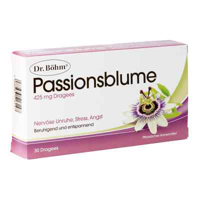Dr. Böhm Passionsblume 425 mg Dragees 30 stk von APOMEDICA PHARMAZEUTISCHE PRODUK PZN 08200268