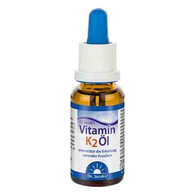 Dr. Jacob's Vitamin K2 Öl 20 mcg 640 Tropfen vegan 20 ml von Dr.Jacobs Medical GmbH PZN 11648046