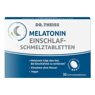 DR. THEISS Melatonin Einschlaf-Schmelztabletten 30 stk von Dr. Theiss Naturwaren GmbH PZN 17212686