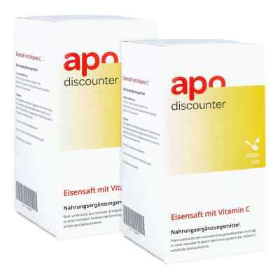 Eisensaft mit Vitamin B und C von apodiscounter 2x500 ml von apo.com Group GmbH PZN 08101870