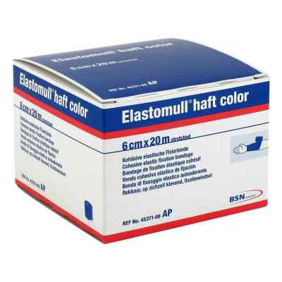 Elastomull haft color 20mx6cm blau Fixierbinde
