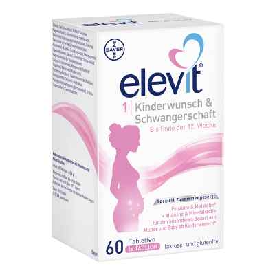 Elevit 1 Kinderwunsch & Schwangerschaft Tabletten 1X60 stk von Bayer Vital GmbH PZN 15371305