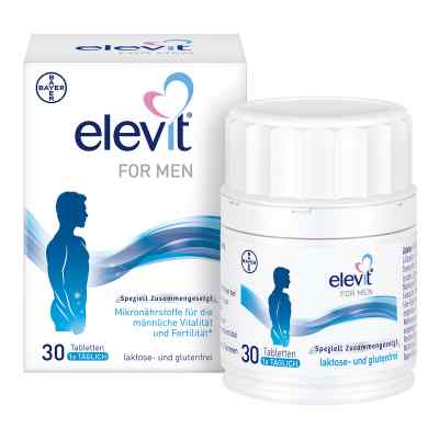 Elevit FOR MEN Mikronährstoffe für die männliche Vitalität und F 30 stk von Bayer Vital GmbH PZN 16584871